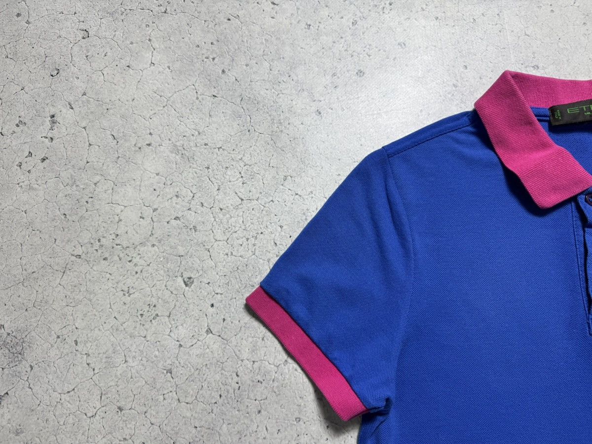 Etro Etro Milano Luxury Polo Shirt Size S Blue Size US S / EU 44-46 / 1 - 3 Thumbnail
