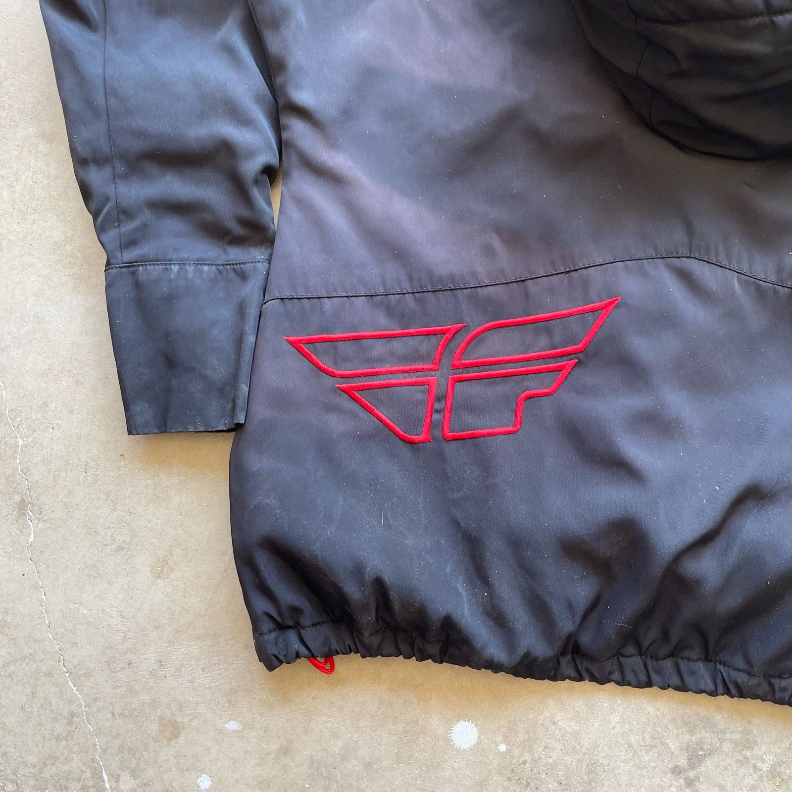 Vintage VINTAGE FLY RACING HOODED JACKET SIZE MEDIUM RED COAT Size US M / EU 48-50 / 2 - 3 Thumbnail