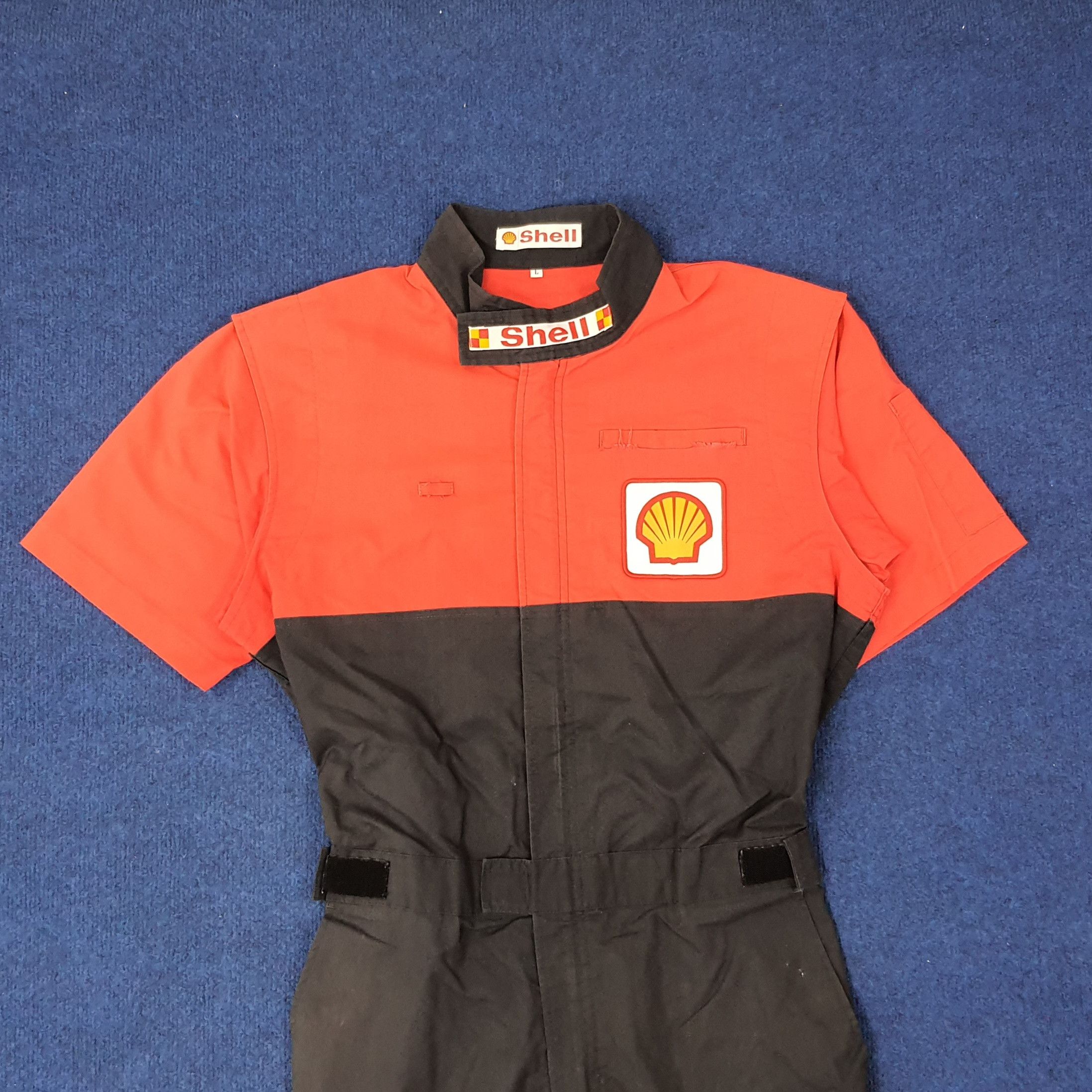 Other Vintage Shell Motor Sports Workwear Coverall C238N12 Size US M / EU 48-50 / 2 - 1 Thumbnail
