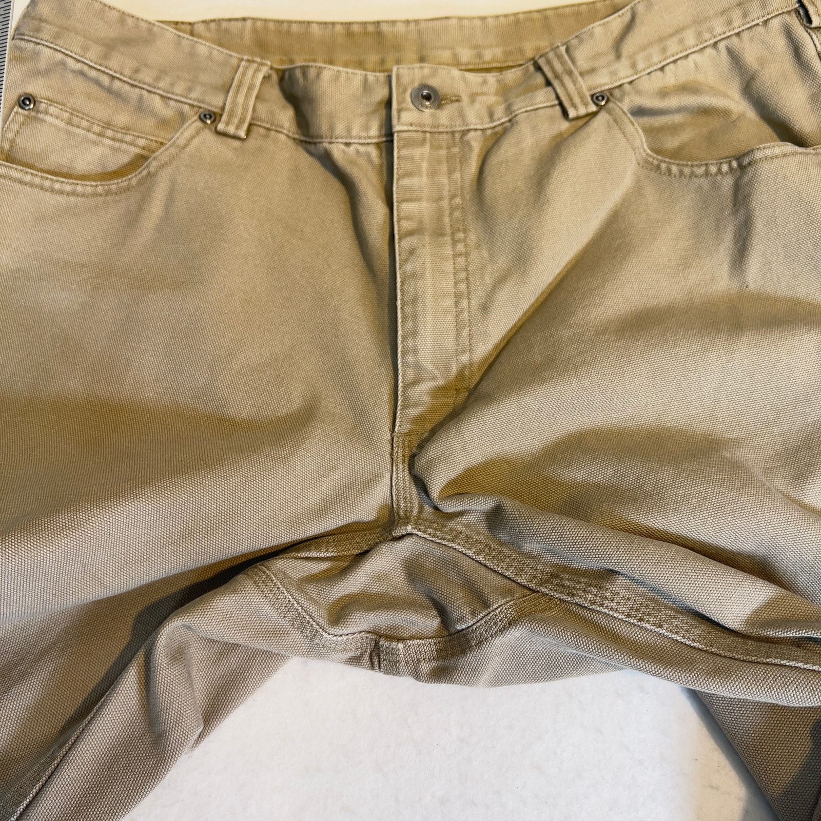 Duluth Trading Company Duluth Trading Co Firehouse Canvas Jeans Mens 40W 30L Gusset Size US 38 / EU 54 - 7 Thumbnail
