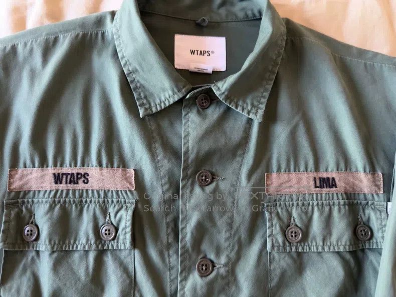 Wtaps Wtaps Military green shirt Size US L / EU 52-54 / 3 - 3 Thumbnail