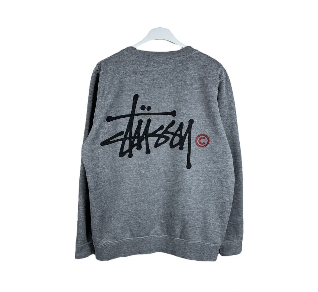 Stussy × Vintage Vintage Stussy 90s sweatshirt basic crewneck copyright retro Size US S / EU 44-46 / 1 - 2 Thumbnail