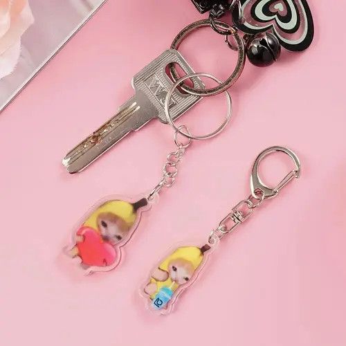 Japanese Brand × Vintage Happy Banana Cat Key Size ONE SIZE - 1 Thumbnail