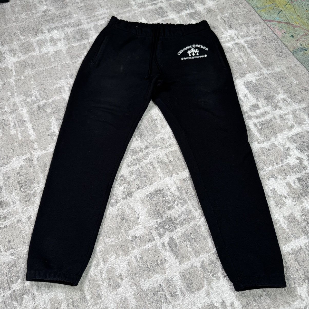 Chrome Hearts King taco triple cross embroidered sweatpants Size US 34 / EU 50 - 2 Thumbnail