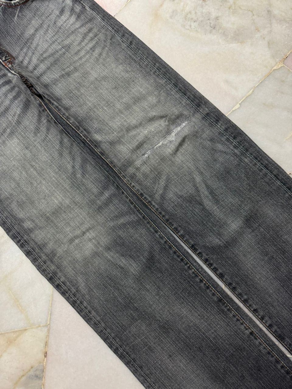 Tornado Mart 💥Insane💥90s Gl Heart Honey Comb Distressed Repaired Insane Size US 33 - 7 Thumbnail