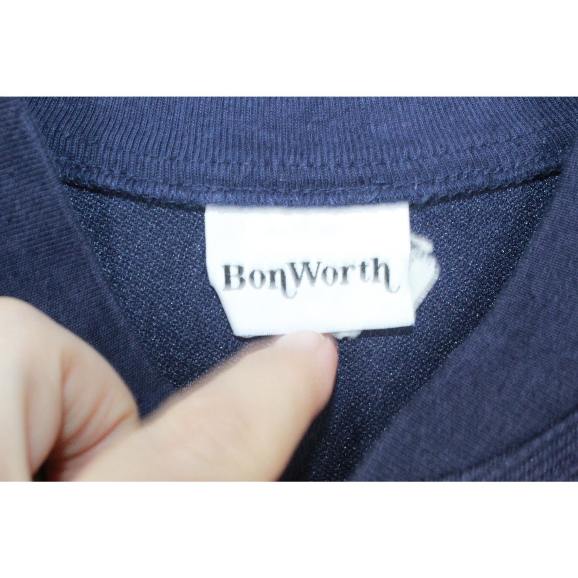 Other Vintage Bon Worth Blue Floral Embroidered Button Sweater Size S / US 4 / IT 40 - 4 Thumbnail
