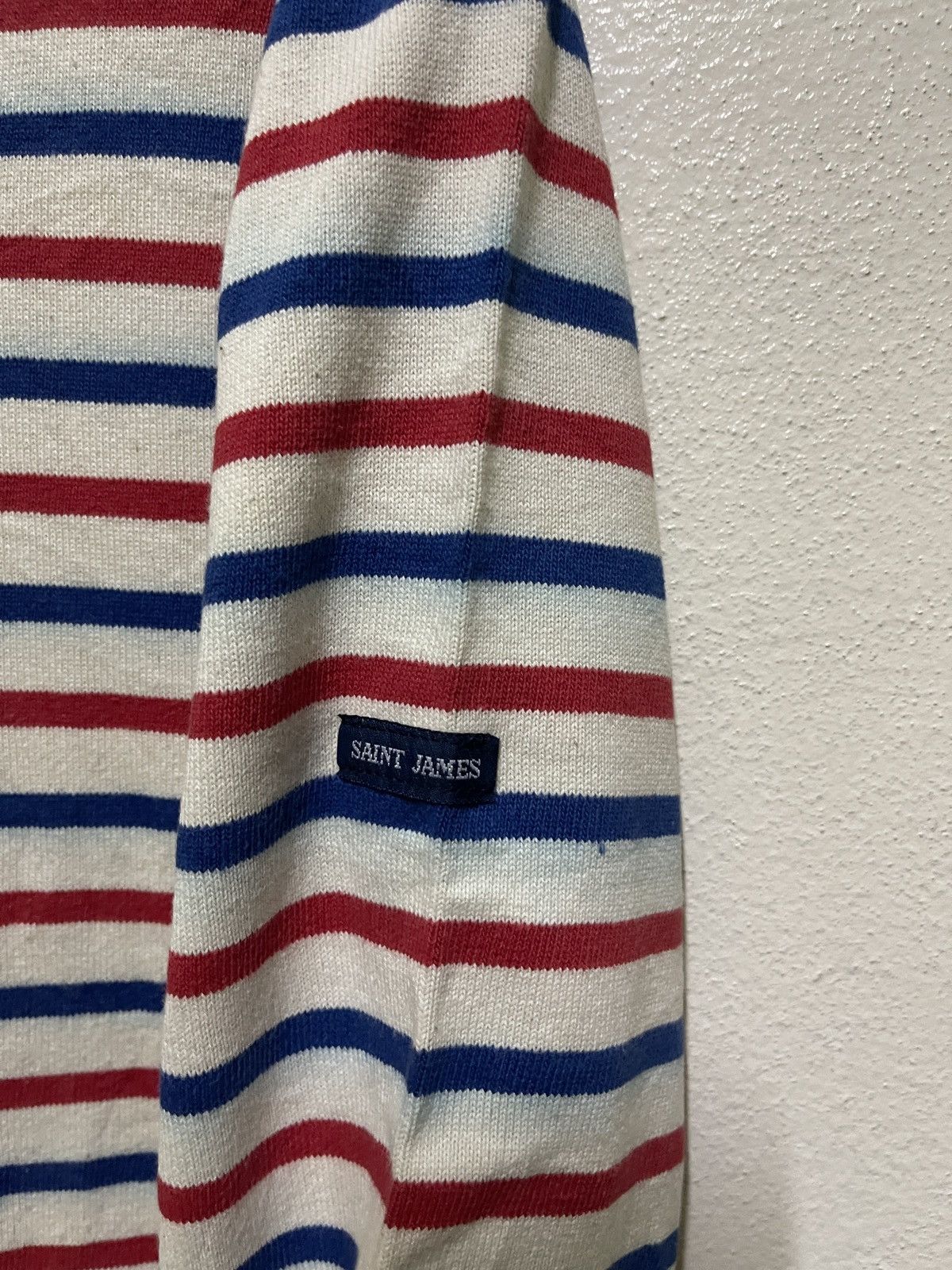 Saint James Saint James Stripe Boat Neck Long Sleeve Size US L / EU 52-54 / 3 - 6 Thumbnail