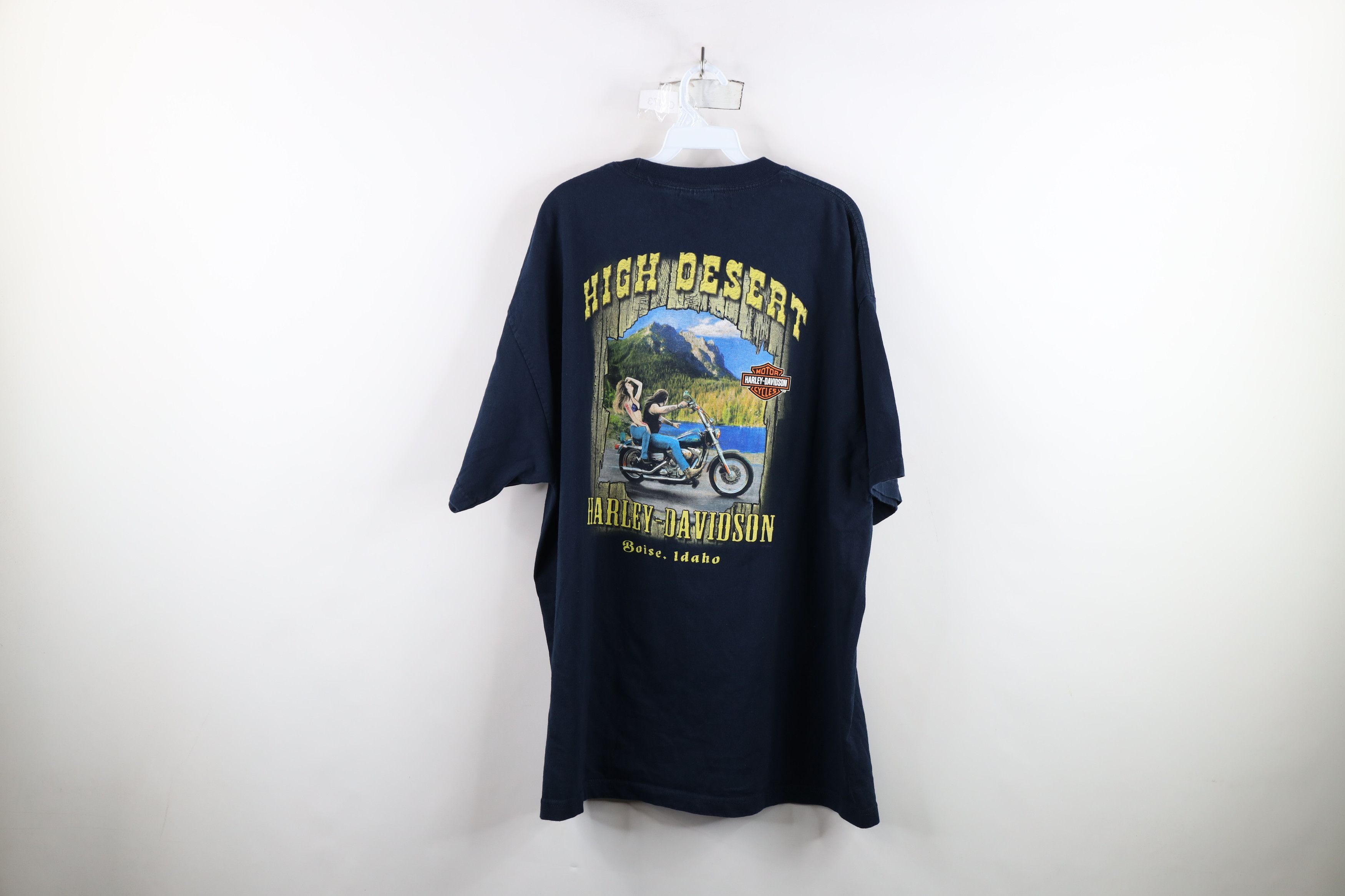 Harley Davidson × Vintage Vintage Y2K Harley Davidson Pin Up Girl Short Sleeve T-Shirt Size US XXL / EU 58 / 5 - 10 Thumbnail