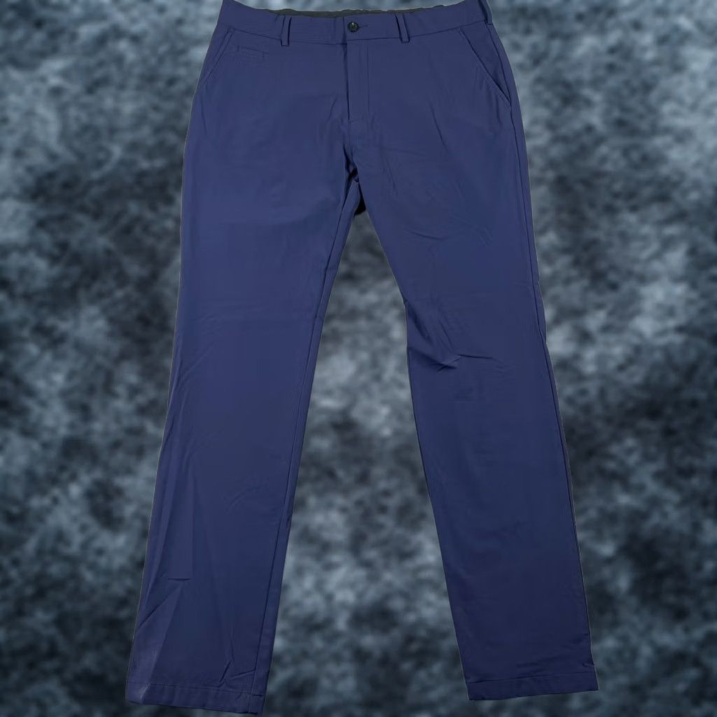 KJUS KJUS Ike 3xDry Pants Slim Fit Stretch Performance Mens 36x33 Blue Golf Size US 36 / EU 52 - 1 Thumbnail