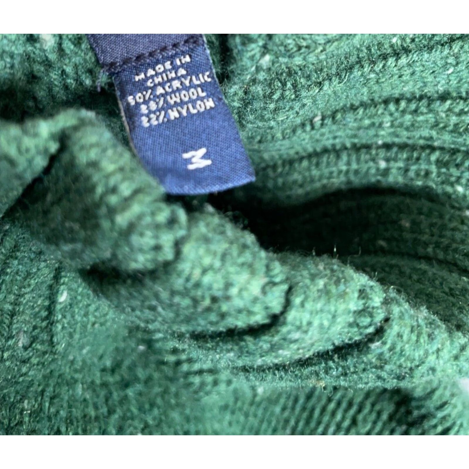 Nautica VINTAGE Nautica Henley Sweater Adult Small Green Chunky Knit 90s Classic Size US S / EU 44-46 / 1 - 5 Thumbnail