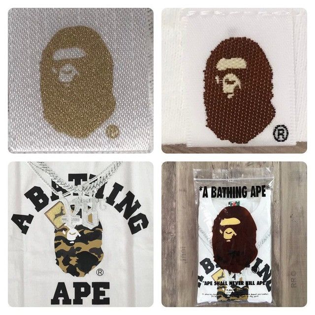 Bape BAPE × Yellow Bucks Necklace College logo T-shirt APE Size US XL / EU 56 / 4 - 8 Thumbnail