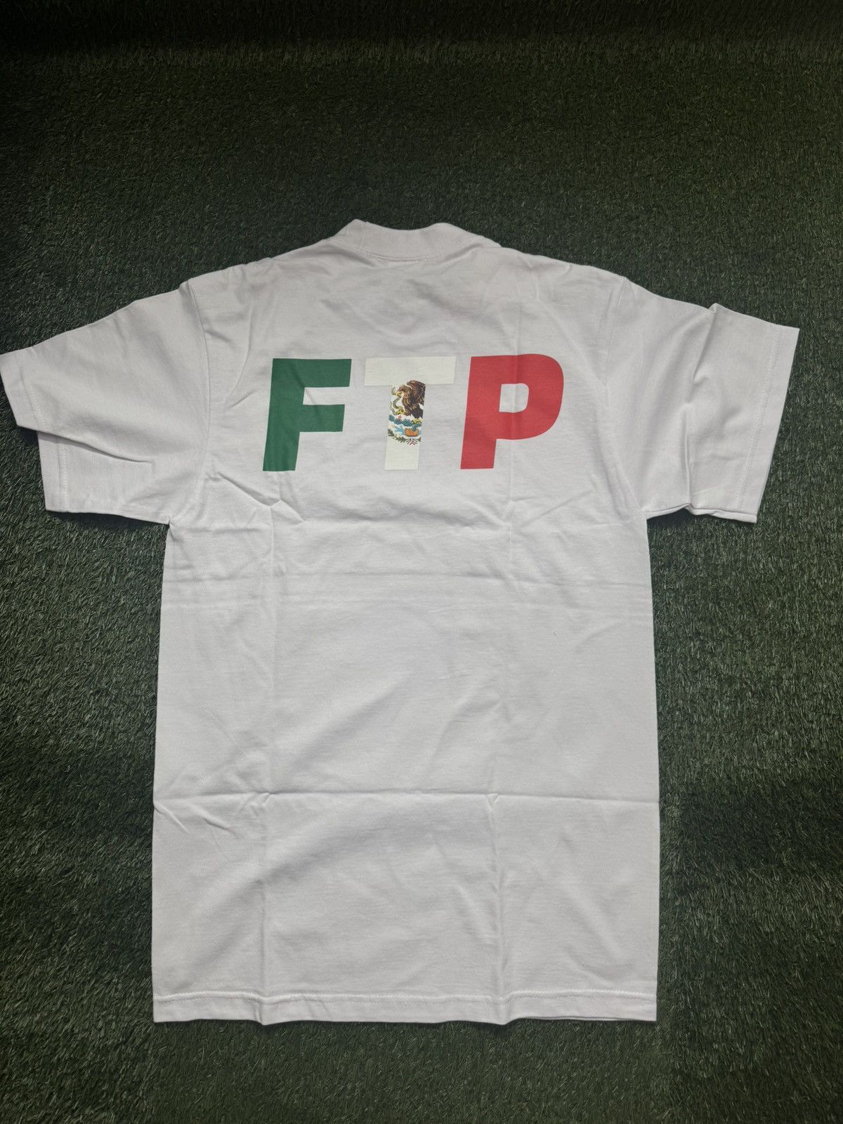 Fuck The Population FTP Mexican Flag Logo Tee White (Size Large) Size US L / EU 52-54 / 3 - 1 Thumbnail