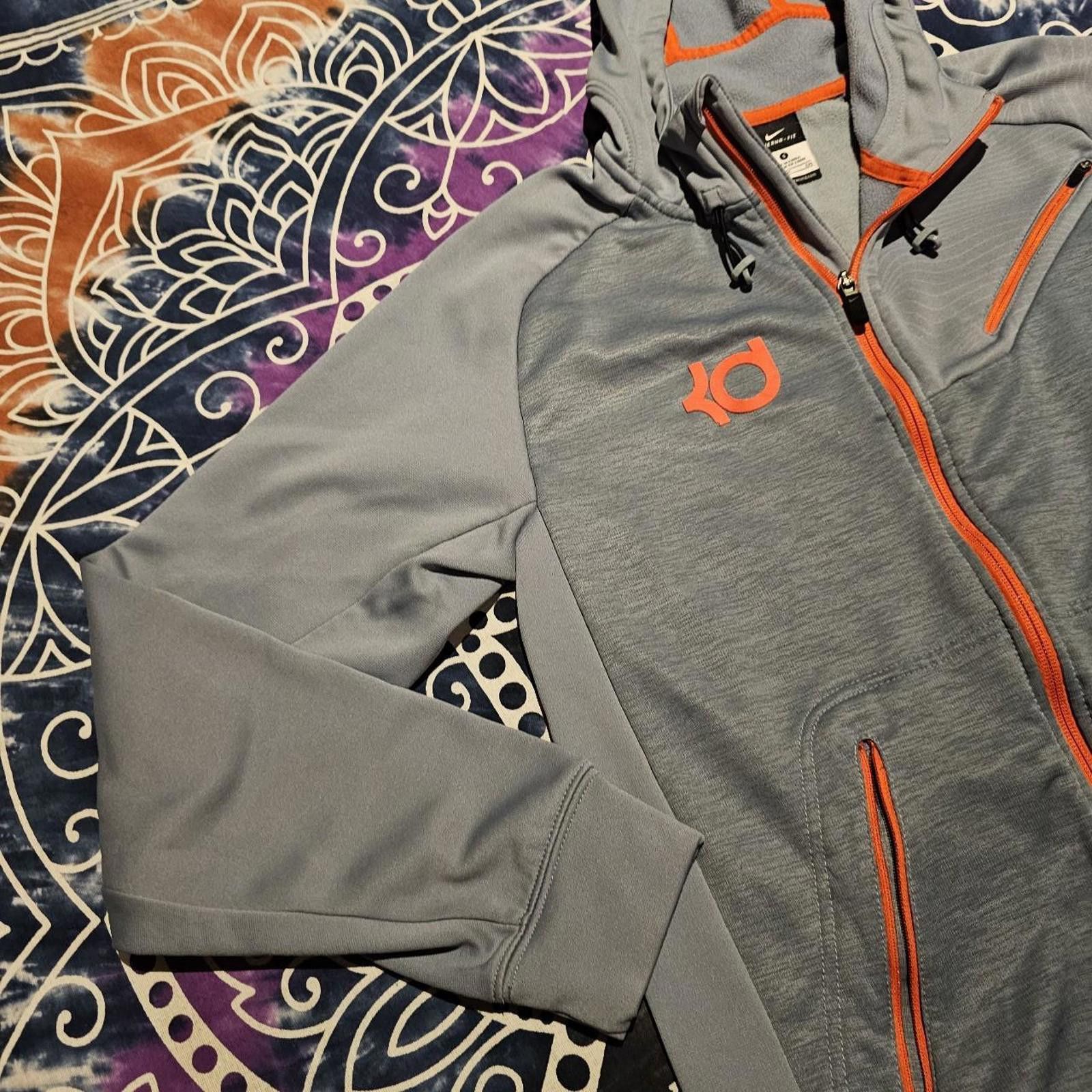 Nike Nike Men's KD Kevin Durant Grey and Orange Jacket Size US S / EU 44-46 / 1 - 4 Thumbnail