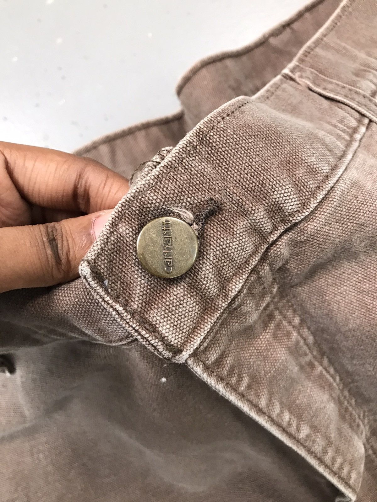 Carhartt 90s Vintage Carhartt B11 CHT carpenter denim Size US 42 / EU 58 - 10 Thumbnail