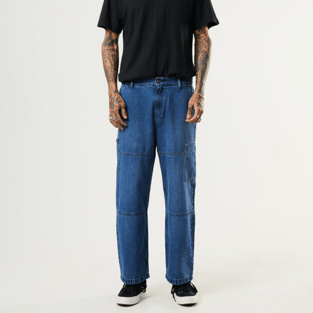 Afends BNWT Afends - Richmond - Hemp Denim Baggy Workwear Jeans Size US 28 / EU 44 - 5 Thumbnail