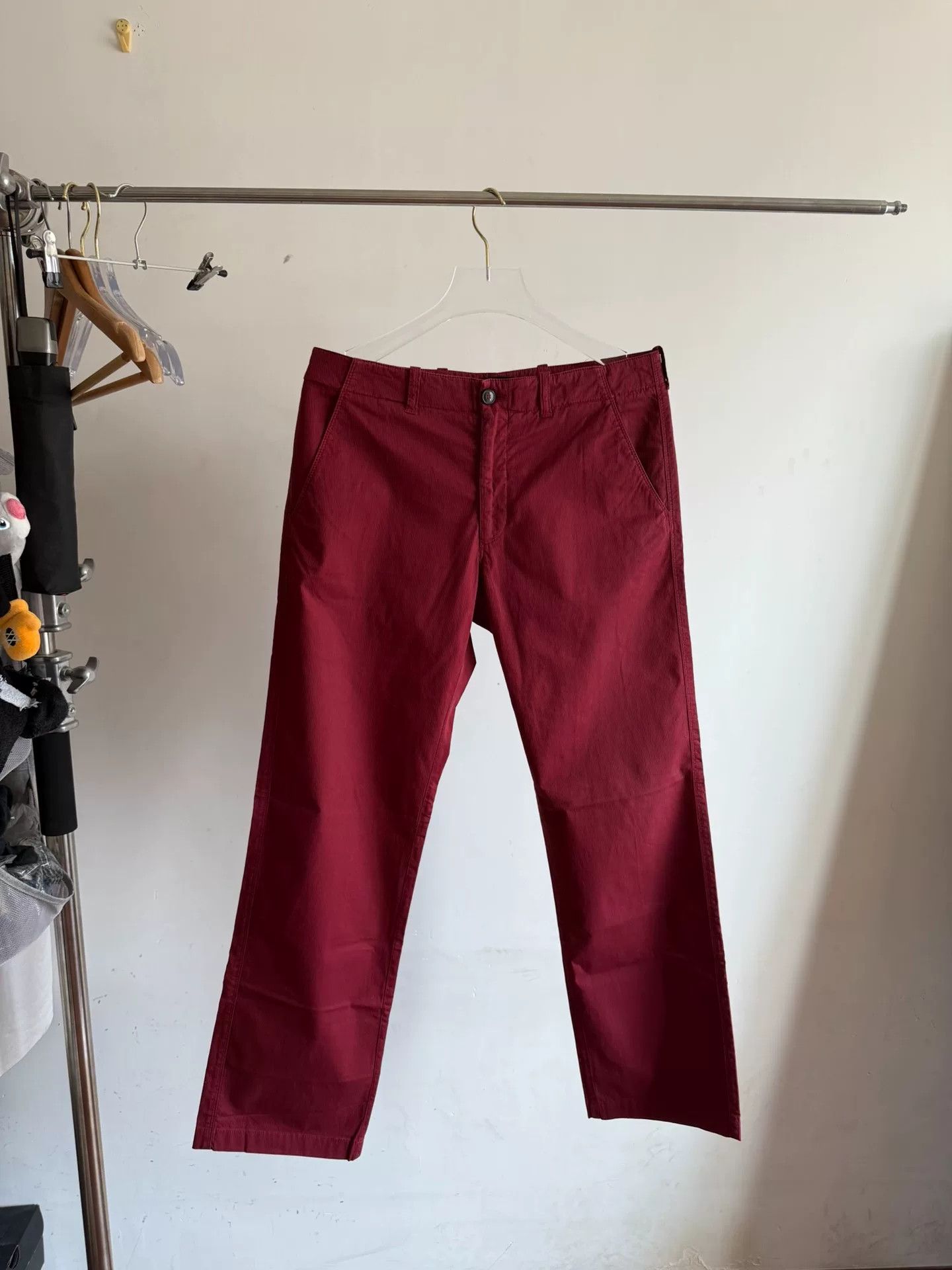 Giorgio Armani Giorgio Armani Red Casual Pants Size US 32 / EU 48 - 1 Thumbnail