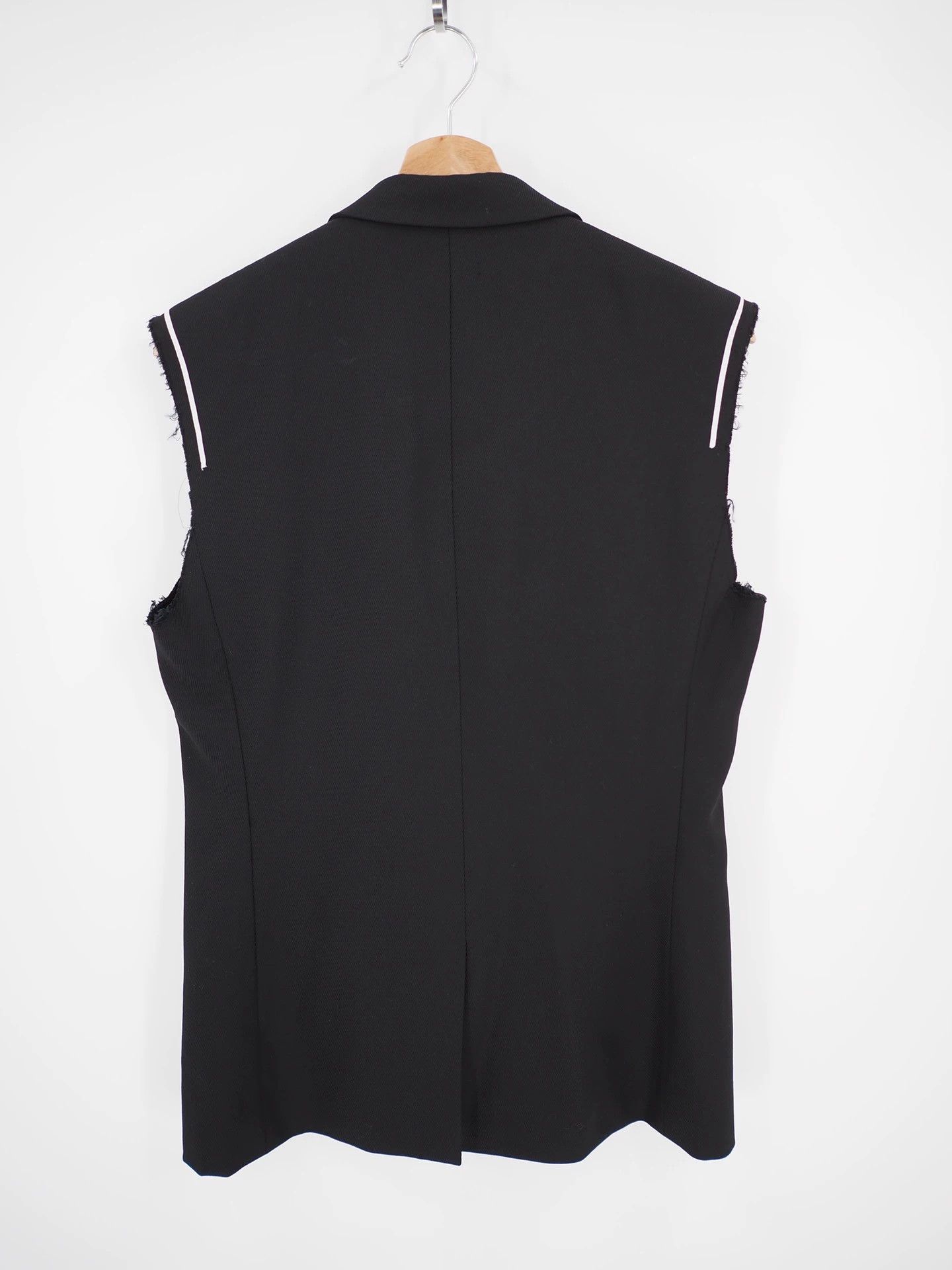 Dior FW17 runway-style Dior black wool vest Size L / US 10 / IT 46 - 2 Thumbnail