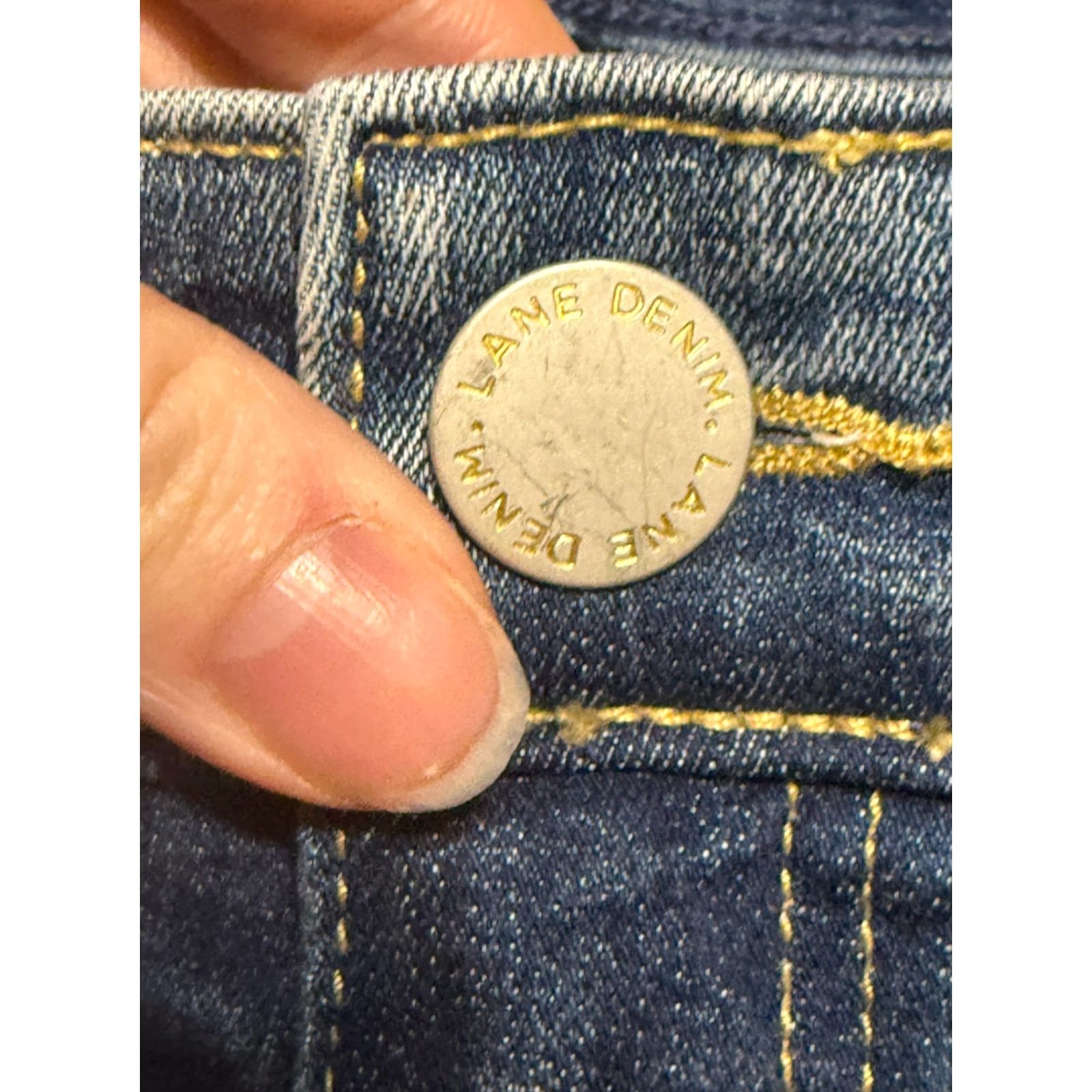 Vintage Lane Bryant Jeans Women's 28 Blue Denim Straight High Rise 5-Pocket Design Pockets Vintage? No, Regular Size 28 Blue Denim Jeans Women’s Series Size 28" / US 6 / IT 42 - 4 Thumbnail