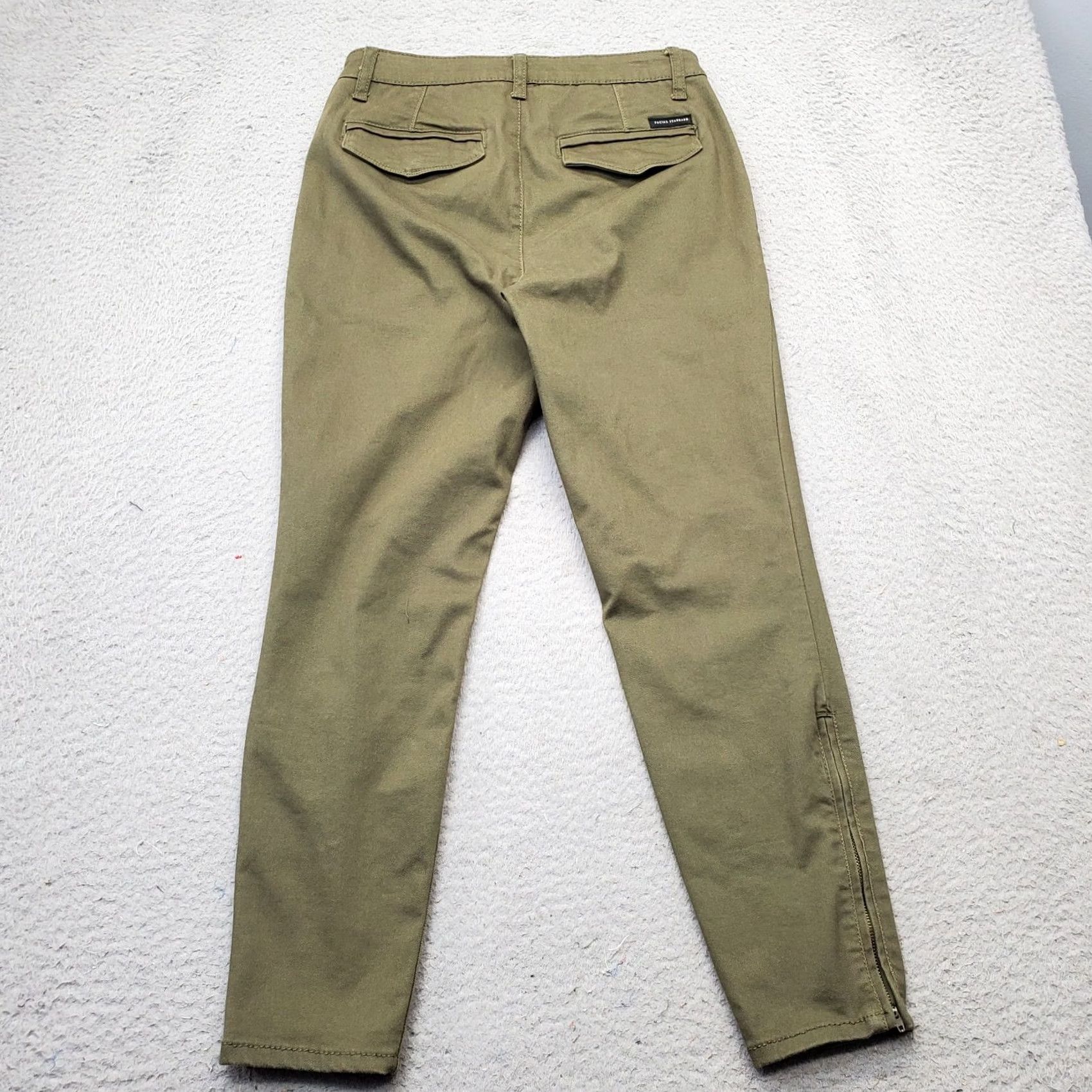 Sanctuary Sanctuary Pants Womens Size 2 Green Cotton Stretch Ankle Size 26" / US 2 / IT 38 - 2 Thumbnail