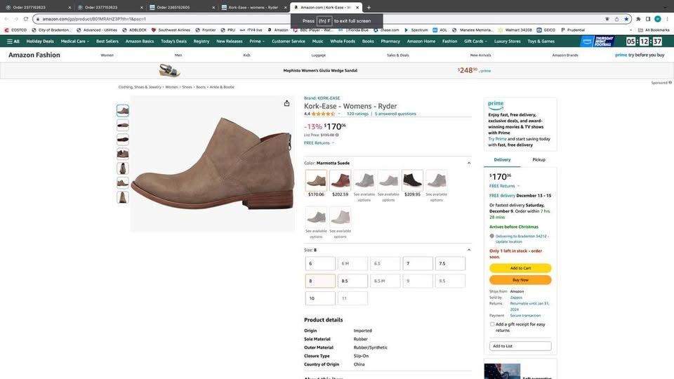 Kork-Ease Kork-Ease - womens - Ryder Boots SAVE $74.00 Size US 8 / IT 38 - 2 Thumbnail