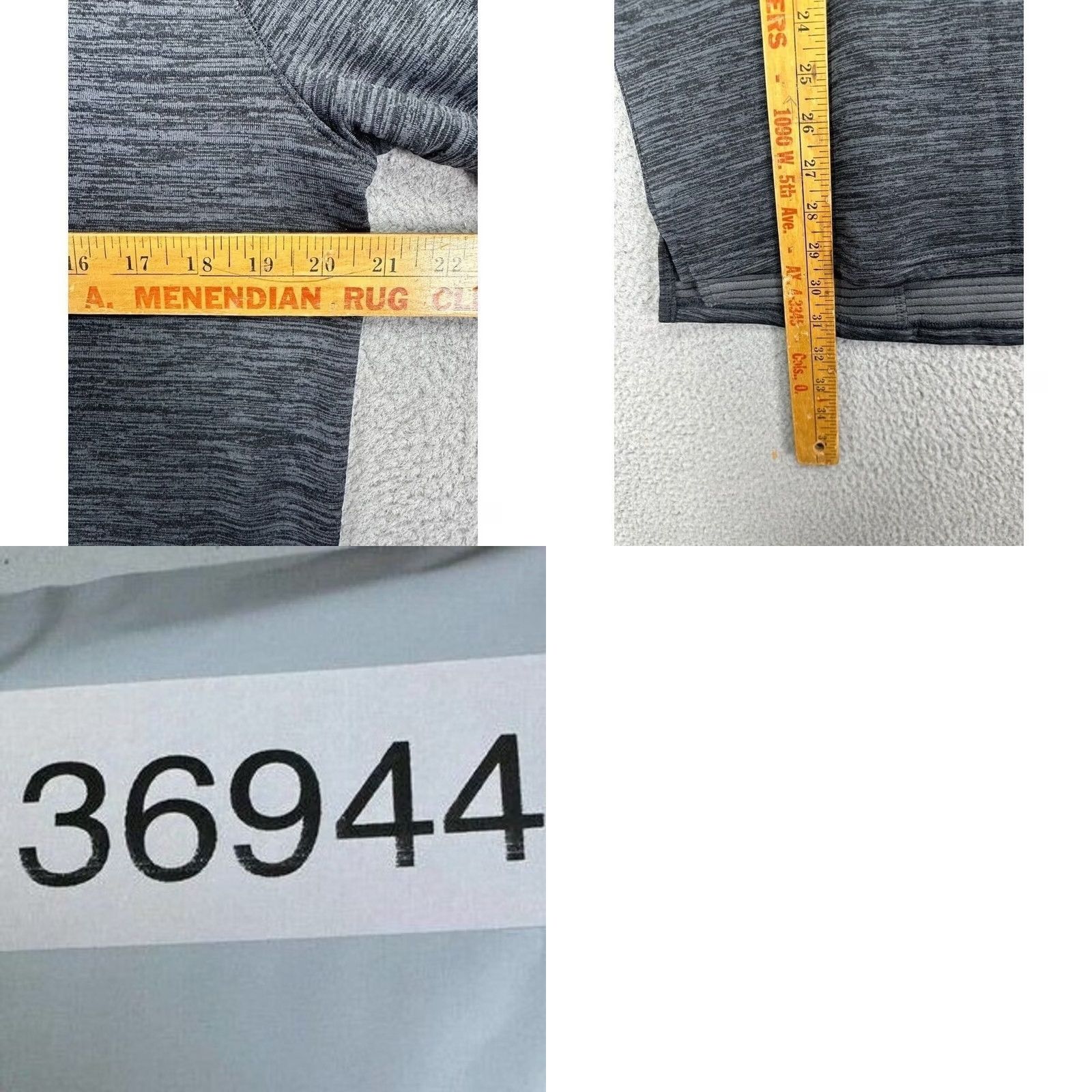 Spyder Spyder Active Hoodie Mens Medium Gray Stretch Athletic Long Sleeve Shirt Size US M / EU 48-50 / 2 - 8 Thumbnail
