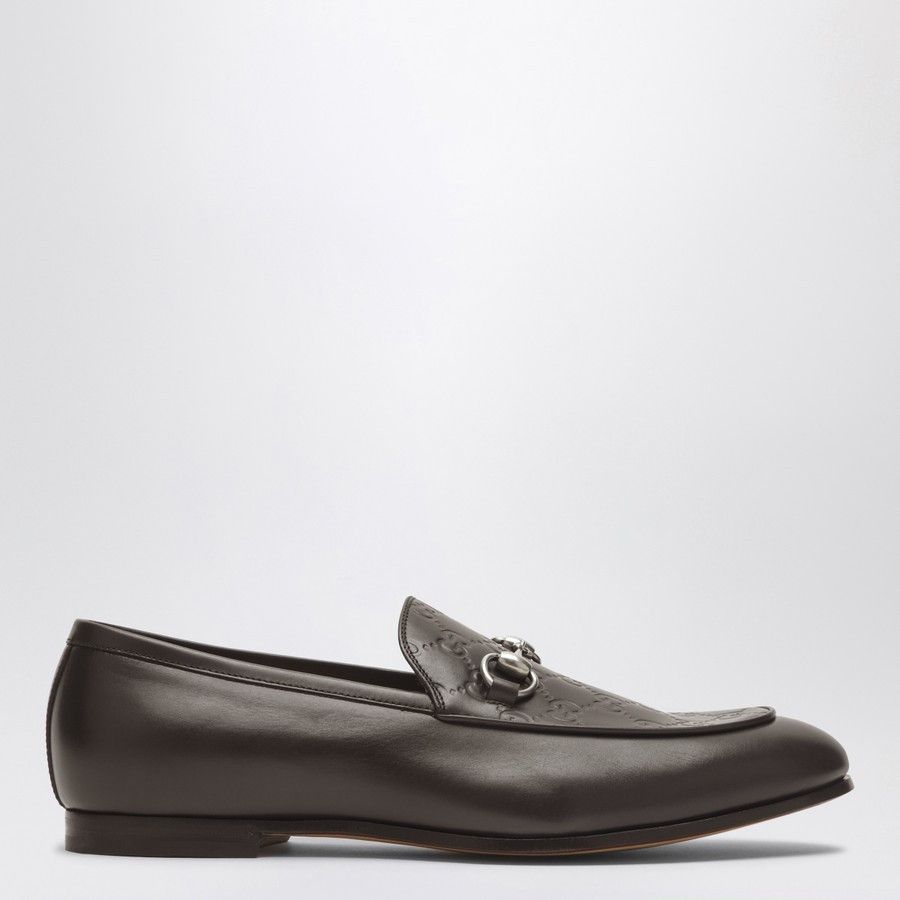 Gucci o1d2blof0525 Buckle Moccasin Leather Shoes in Brown Size US 8 / EU 41 - 2 Thumbnail