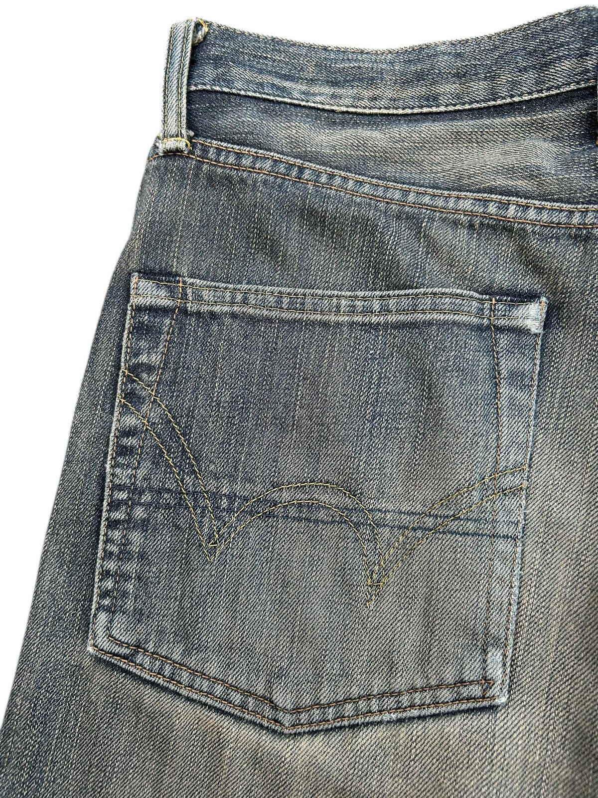 Kapital Vintage Edwin 505z Selvedge Rusty Distressed Denim Jeans Size US 34 / EU 50 - 12 Thumbnail