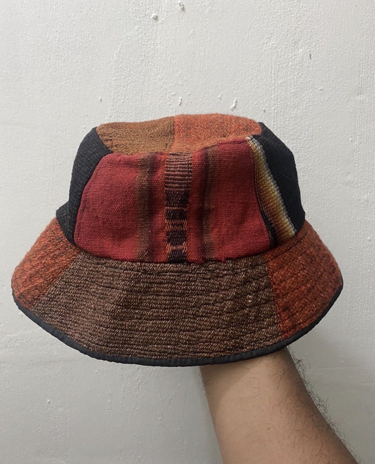 Japanese Brand VTG Patchwork Style Kapital Hat Size ONE SIZE - 1 Thumbnail