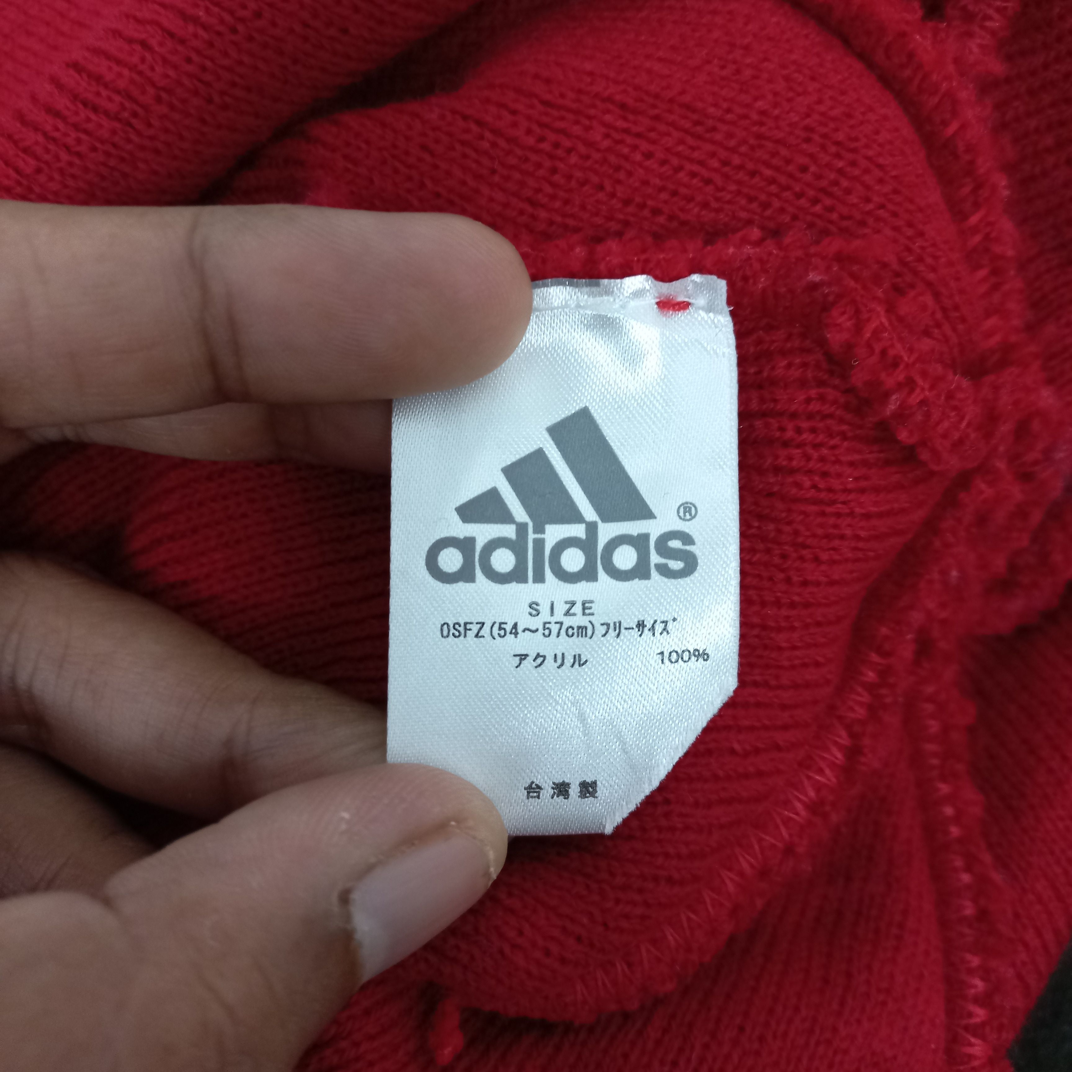 Adidas 💥Adidas three bar big logo tcof pull on beanie hat Size ONE SIZE - 4 Thumbnail