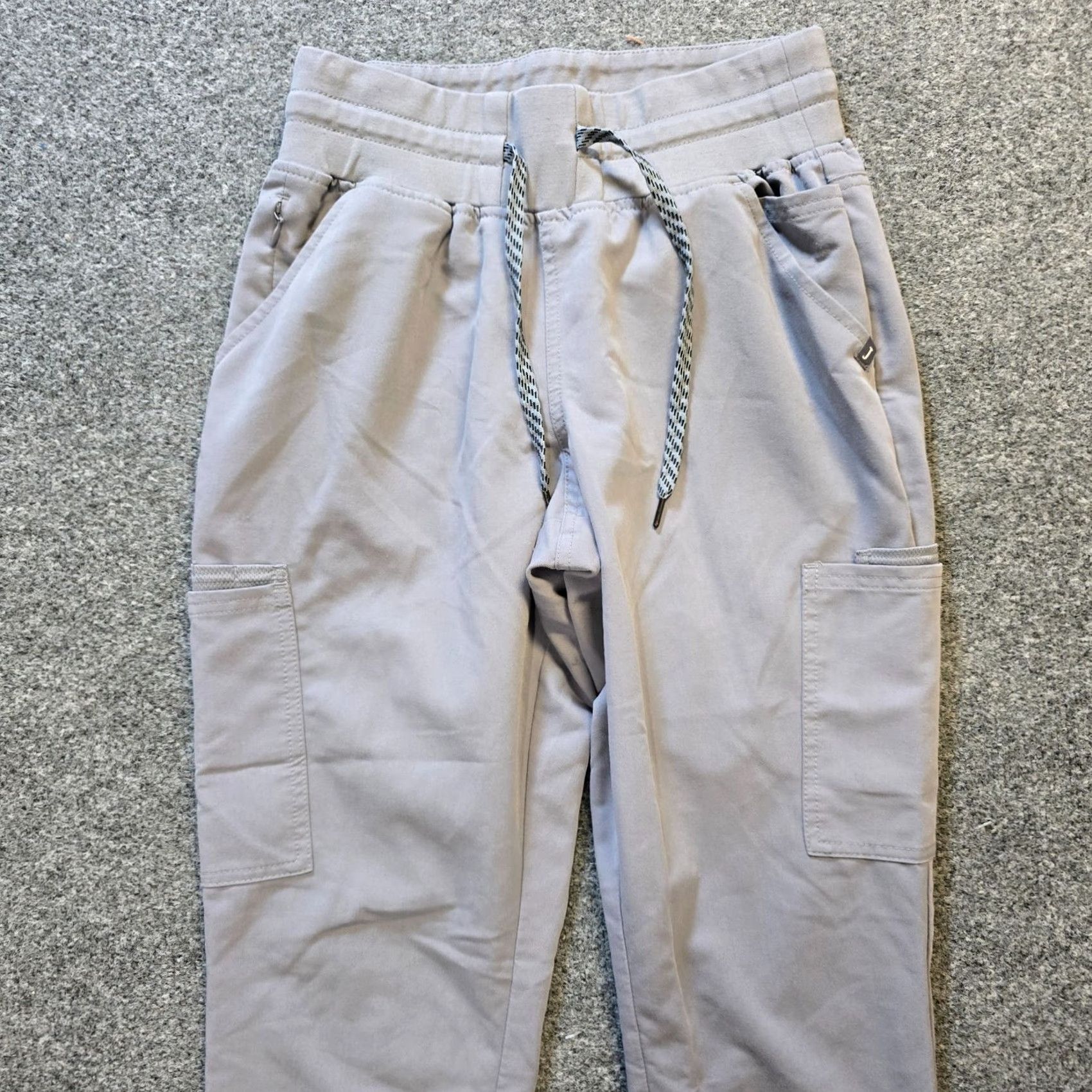 Vintage Jaanuu Pants Womens XS Gray Scrubs Medical Nursing Joggers Casual Comfort Shirt? Size 26" / US 2 / IT 38 - 2 Thumbnail