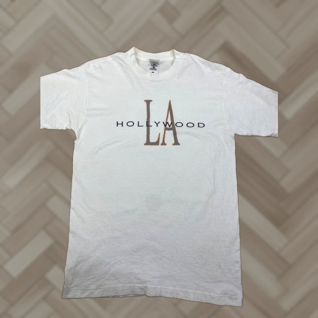 Fruit Of The Loom VINTAGE California LA Fruit of the Loom T-Shirt M White Short Sleeve Crew Neck Men Size US M / EU 48-50 / 2 - 1 Thumbnail