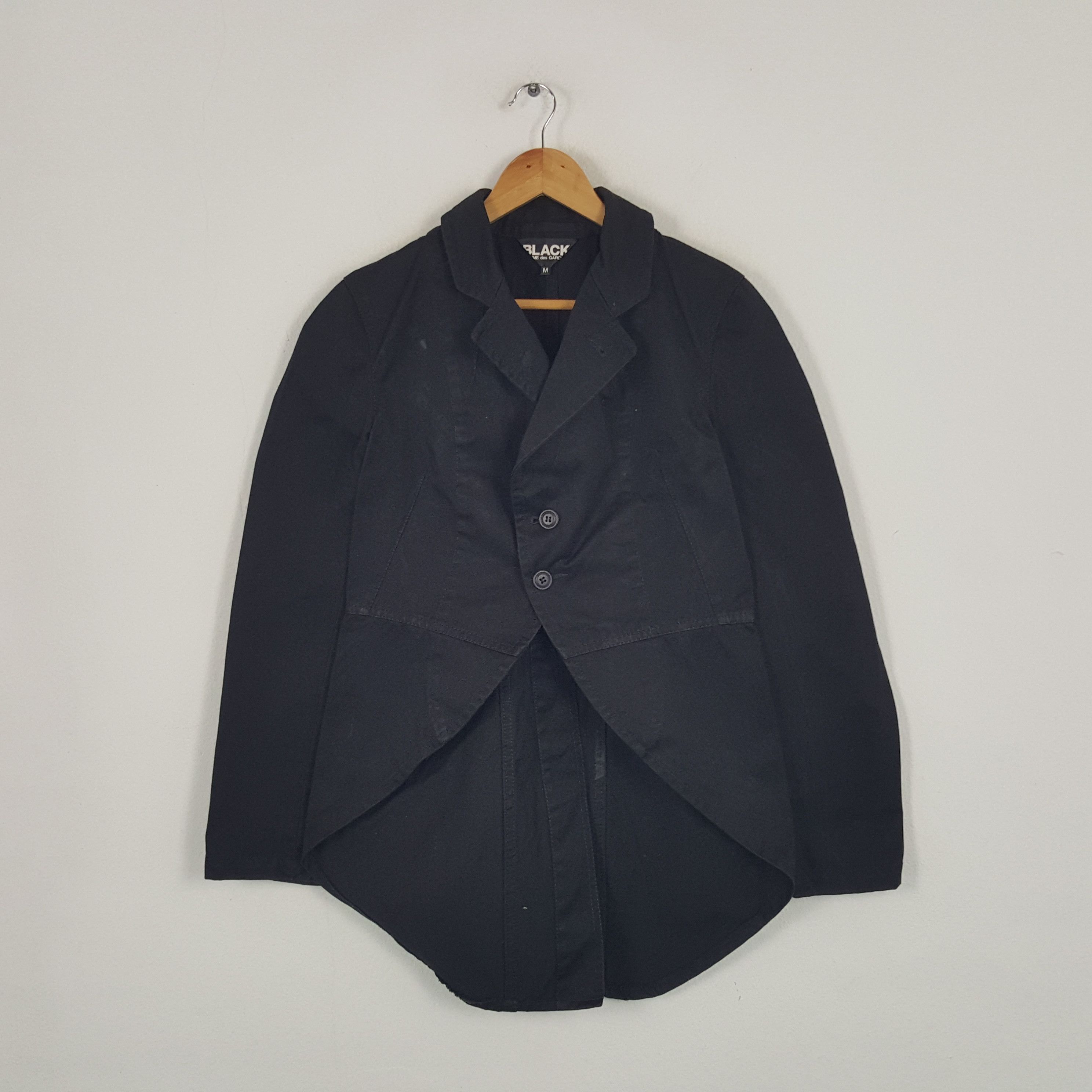 Comme des Garcons Homme × Vintage Vintage Comme des Garcons BLACK Japan Designer Jacket Size US XS / EU 42 / 0 - 1 Thumbnail