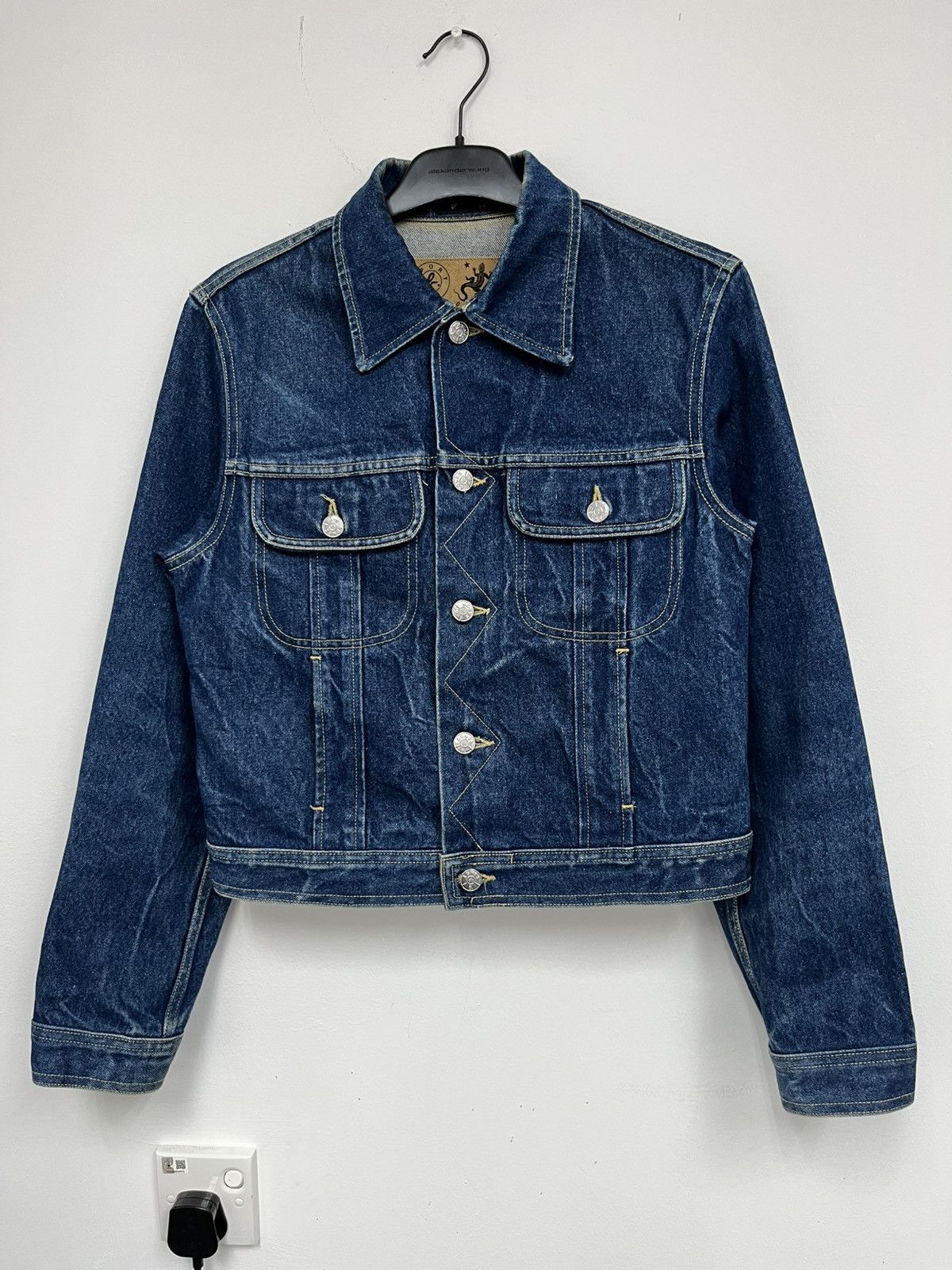 agnes b. Vintage Agnes B Trucker Denim Jacket Size S / US 4 / IT 40 - 1 Thumbnail