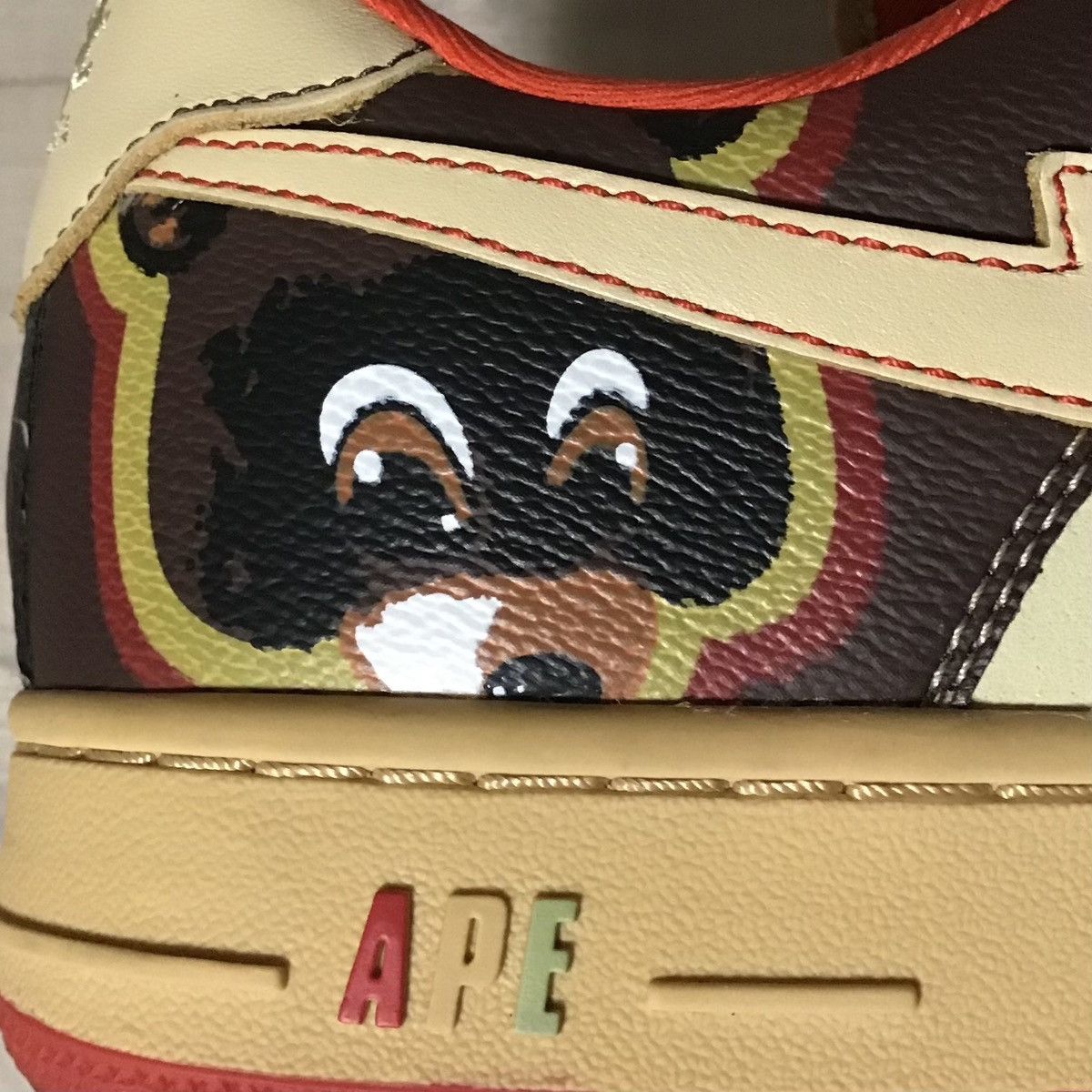 Bape × Kanye West × Nigo 2007 Kanye West College Dropout BAPE STA Sneakers NIGO APE Size US 12 / EU 45 - 5 Thumbnail