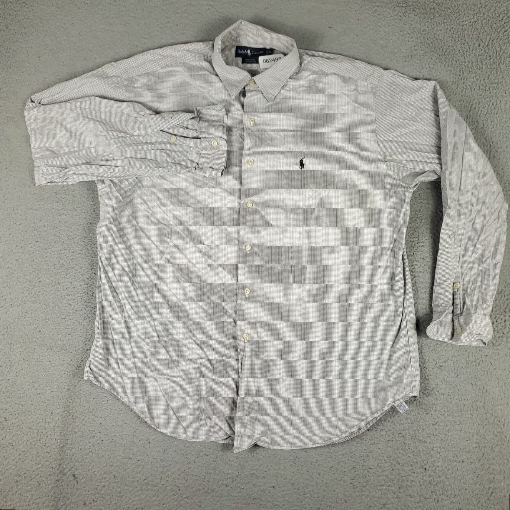 Ralph Lauren Ralph Lauren Shirt Mens XL Blue Check Pony Button-Up Long Sleeve Size US XL / EU 56 / 4 - 3 Thumbnail