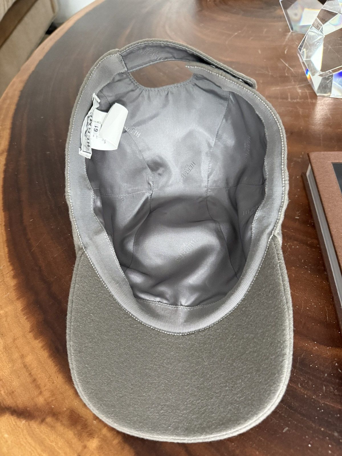 Hermes Hermes Men Baseball Hat: Pure Cashmere - Rare Size 61 🧢 🏆 Size ONE SIZE - 5 Thumbnail