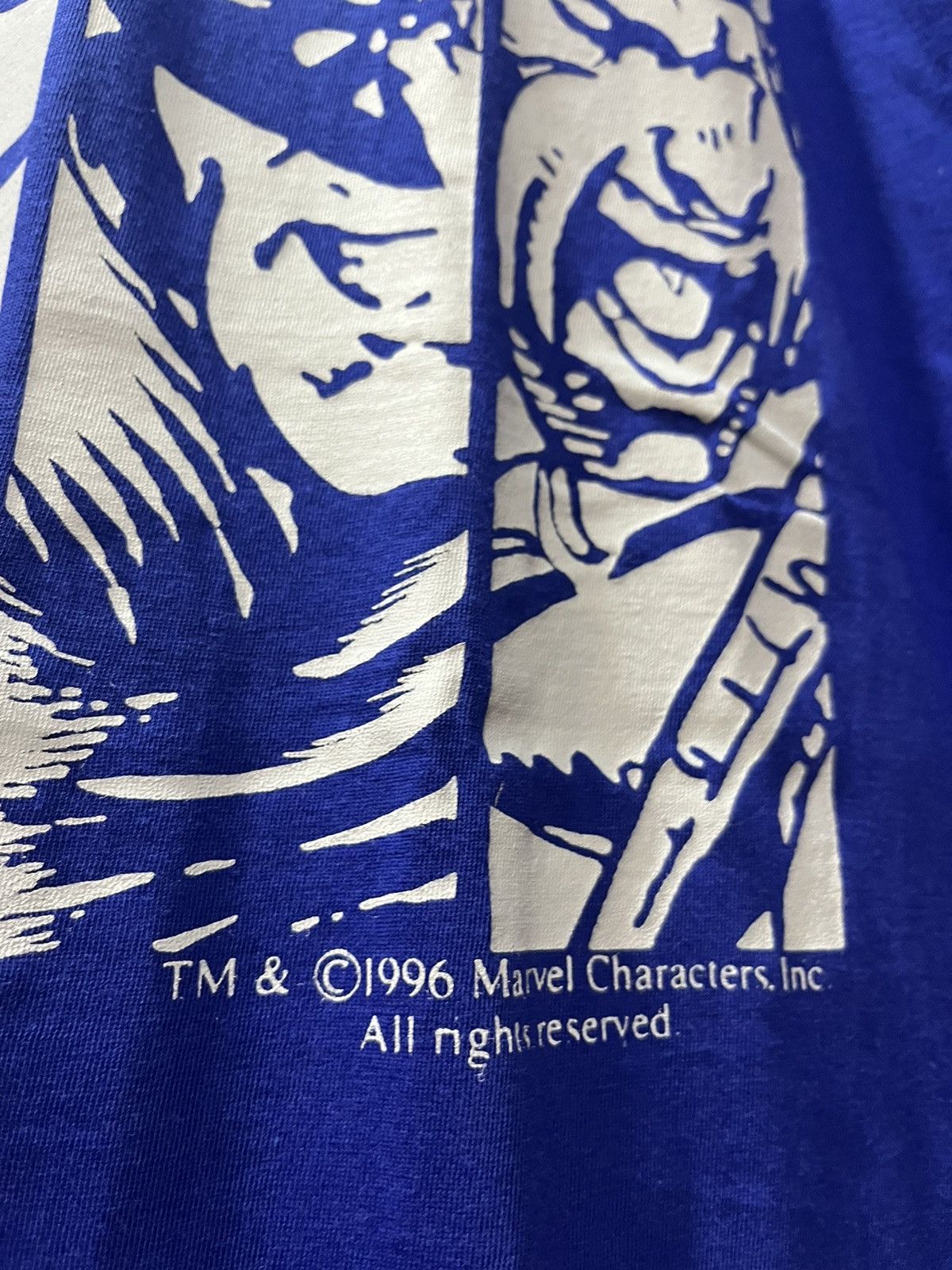 Japanese Brand × Marvel Comics × Vintage X-MEN Marvel Characters Comics Banpresto Tee 1996s Size US L / EU 52-54 / 3 - 3 Thumbnail