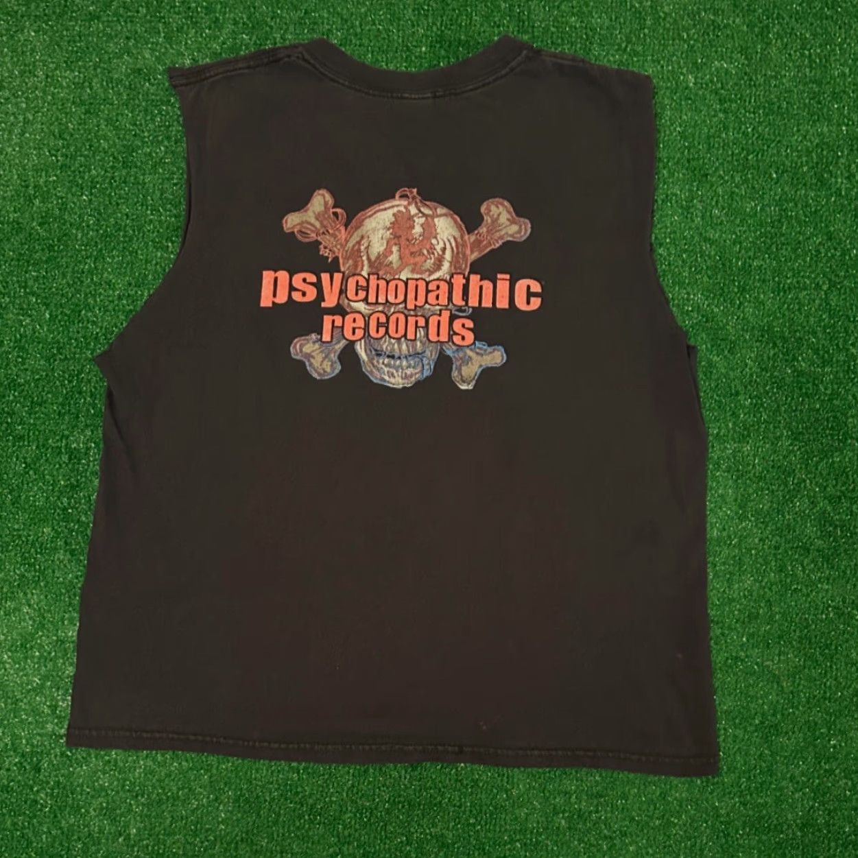 Vintage VINTAGE Insane Clown Posse Pyscopathic Records CutOff Sleeveless Shirt M Shirt Men Black 90s Y2K ICP Gothic Music Hip Hop Size US M / EU 48-50 / 2 - 2 Thumbnail