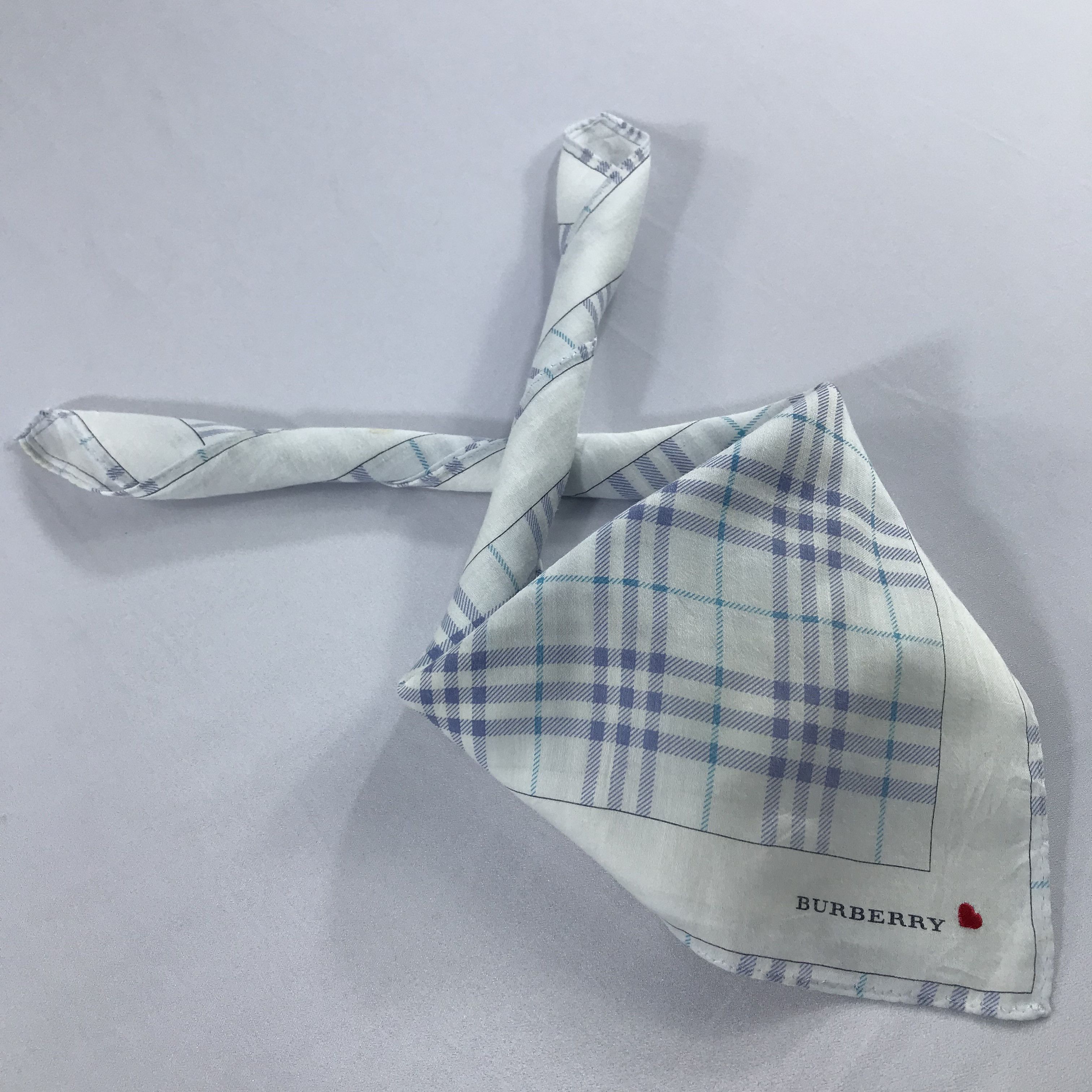 Burberry × Vintage Burberry Bandana / Handkerchief / Neckerchief - S1930 Size ONE SIZE - 6 Thumbnail