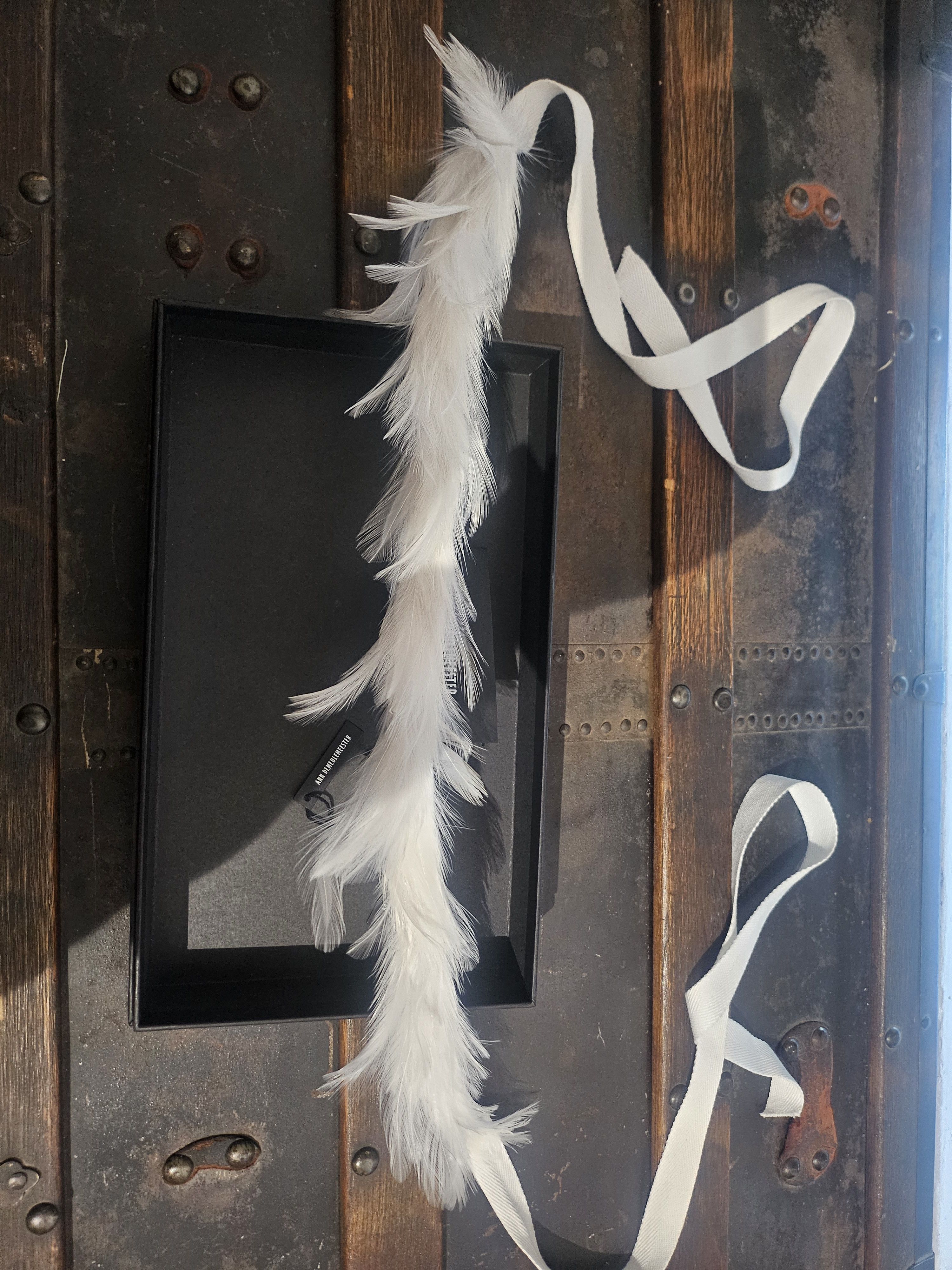 Ann Demeulemeester Cock Feather Headband White Size ONE SIZE - 4 Thumbnail