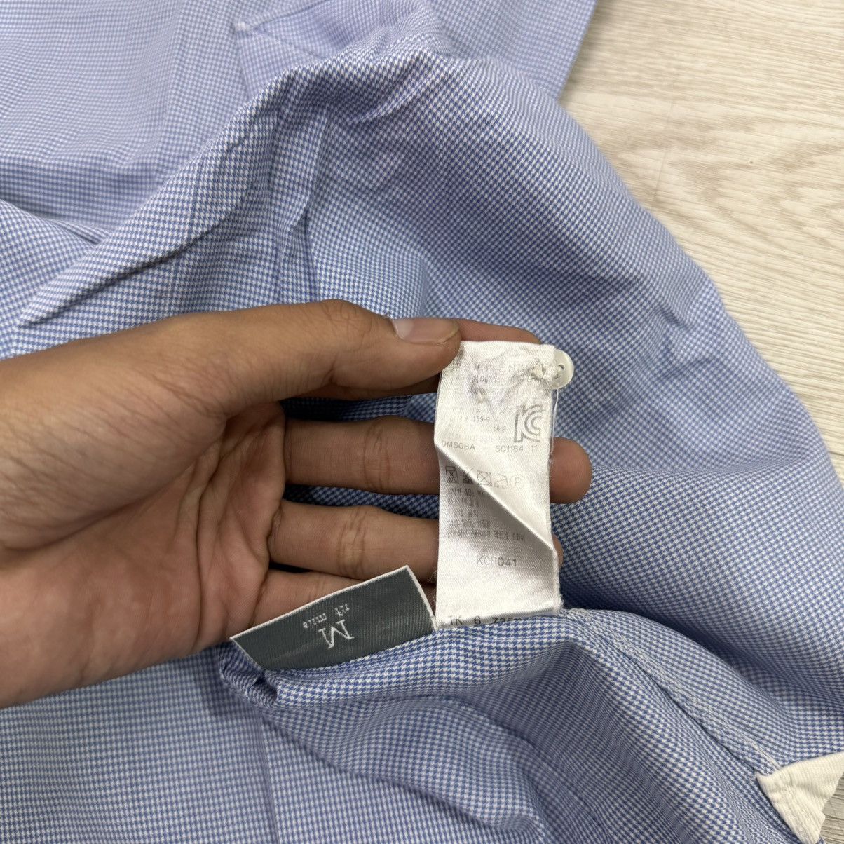 Ermenegildo Zegna Ermenegildo Zegna plaid blue long button shirt Size US M / EU 48-50 / 2 - 7 Thumbnail