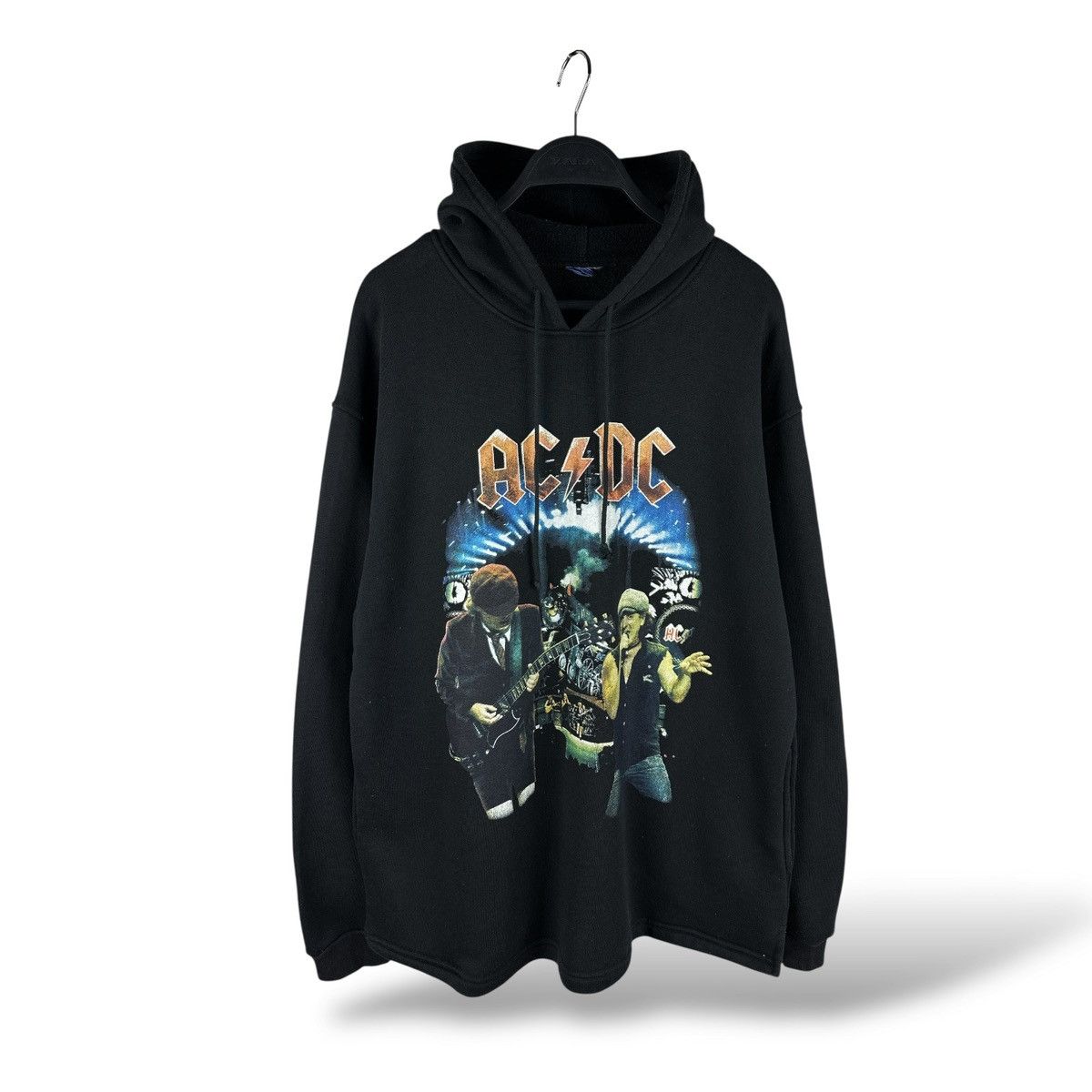 AC/DC Vintage AC/DC Black Ice Double Sided Graphic Band Hoodie Size US XL / EU 56 / 4 - 1 Thumbnail