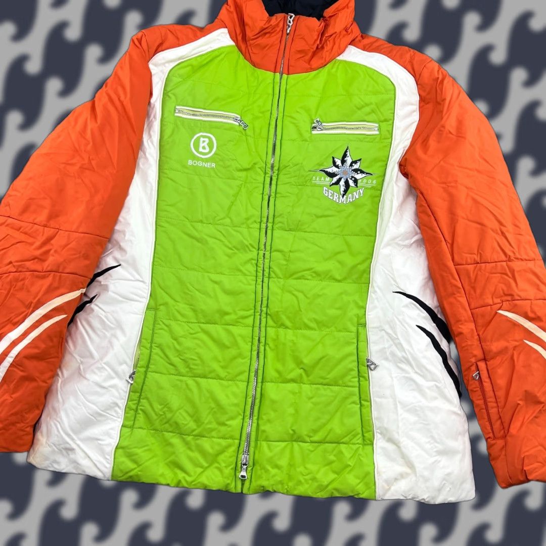 Bogner BOGNER Ski Jacket Womens Multicolor Full Zip 2006 Olympic Team Germany Size 14 Size XL / US 12-14 / IT 48-50 - 1 Thumbnail