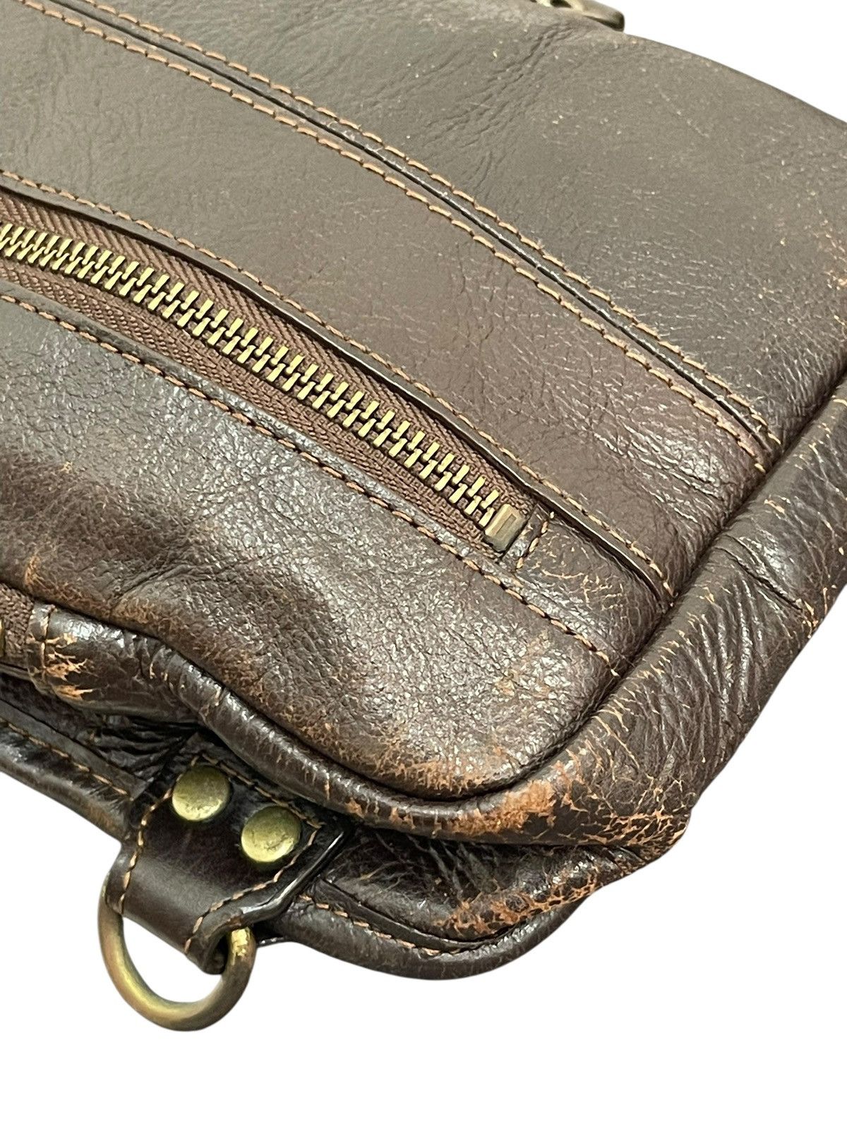 Genuine Leather Full Leather Chelica Cross Body Bag 6🟩 Size ONE SIZE - 6 Thumbnail
