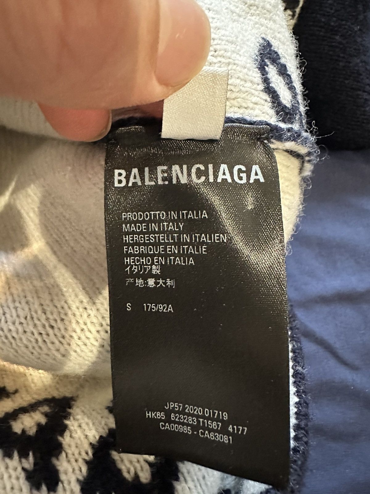 Balenciaga Balenciage logo sweater Size US S / EU 44-46 / 1 - 8 Thumbnail