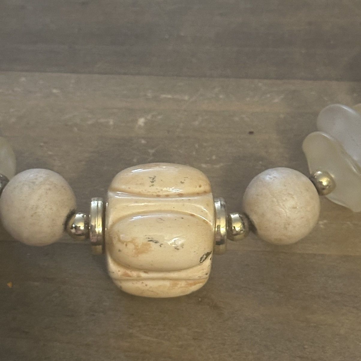 Other Porcelain and glass bead chunky necklace Size ONE SIZE - 4 Thumbnail