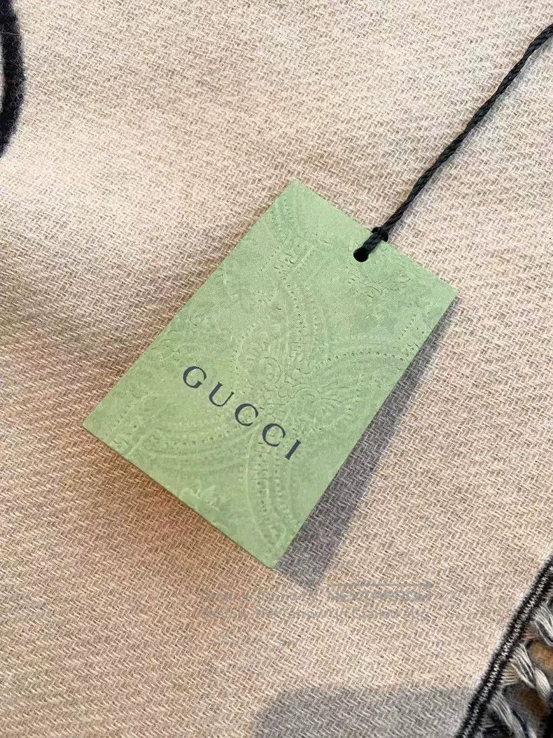 Gucci Gucci Cashmere double-sided scarf Size ONE SIZE - 7 Thumbnail