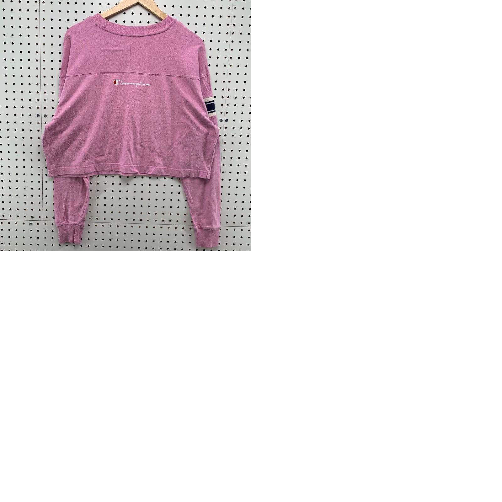 Champion CHAMPION Sweatshirt Womens Large Pink Embroidered Pullover Crew Neck Casual Activewear Size L Shirt Size L / US 10 / IT 46 - 9 Thumbnail