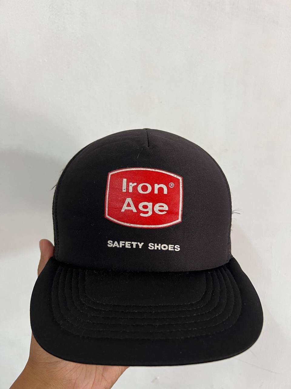 Vintage Vintage Iron Age Safety Shoes Taiwan Roc Trucker Hat Size ONE SIZE - 5 Thumbnail