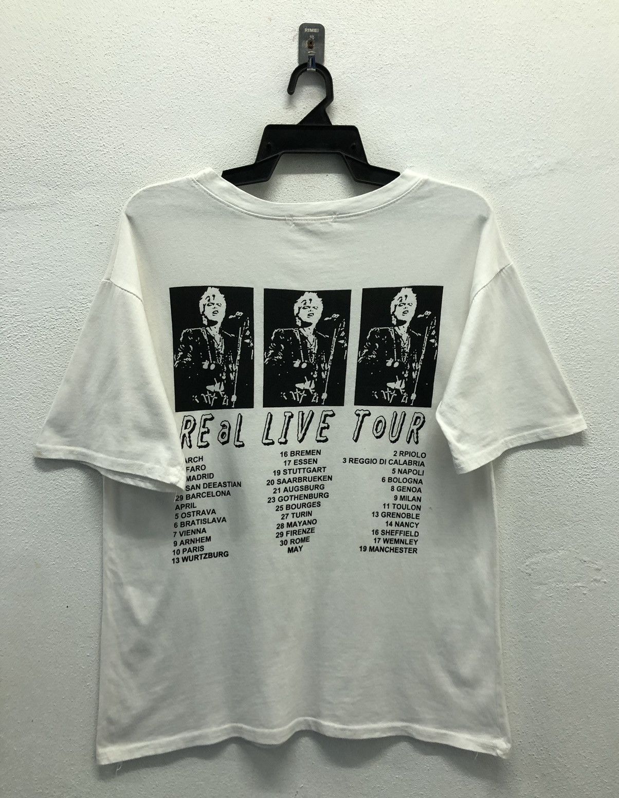 Vintage Vintage Billy Idol Real Live Tour T-Shirt Size US M / EU 48-50 / 2 - 1 Thumbnail